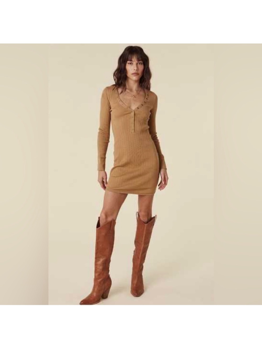 SIZE SWAP have s need m Spell Stella ribbed tshirt dress